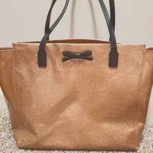 Kate Spade Rose Gold Glitter Bag